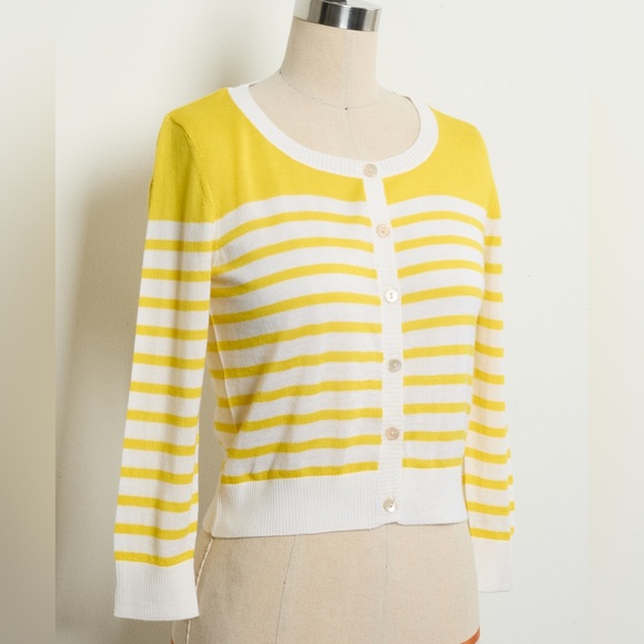 Three-Quarter Sleeve Open-Front Cropped Cardigan 100% Cashmere[NEW] - Picture 3 of 7